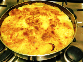 Картошка с фаршем под сырной корочкой