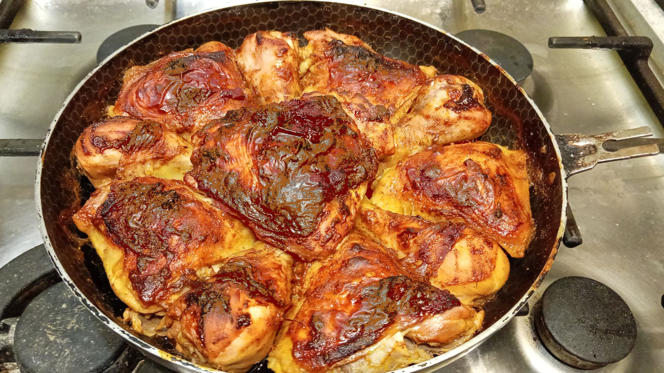 Курочка запеченная