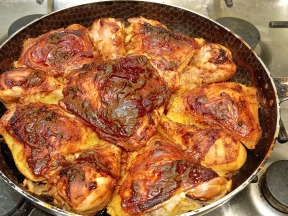 Курочка запеченная