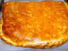 Пирог с яблоками и шоколадом