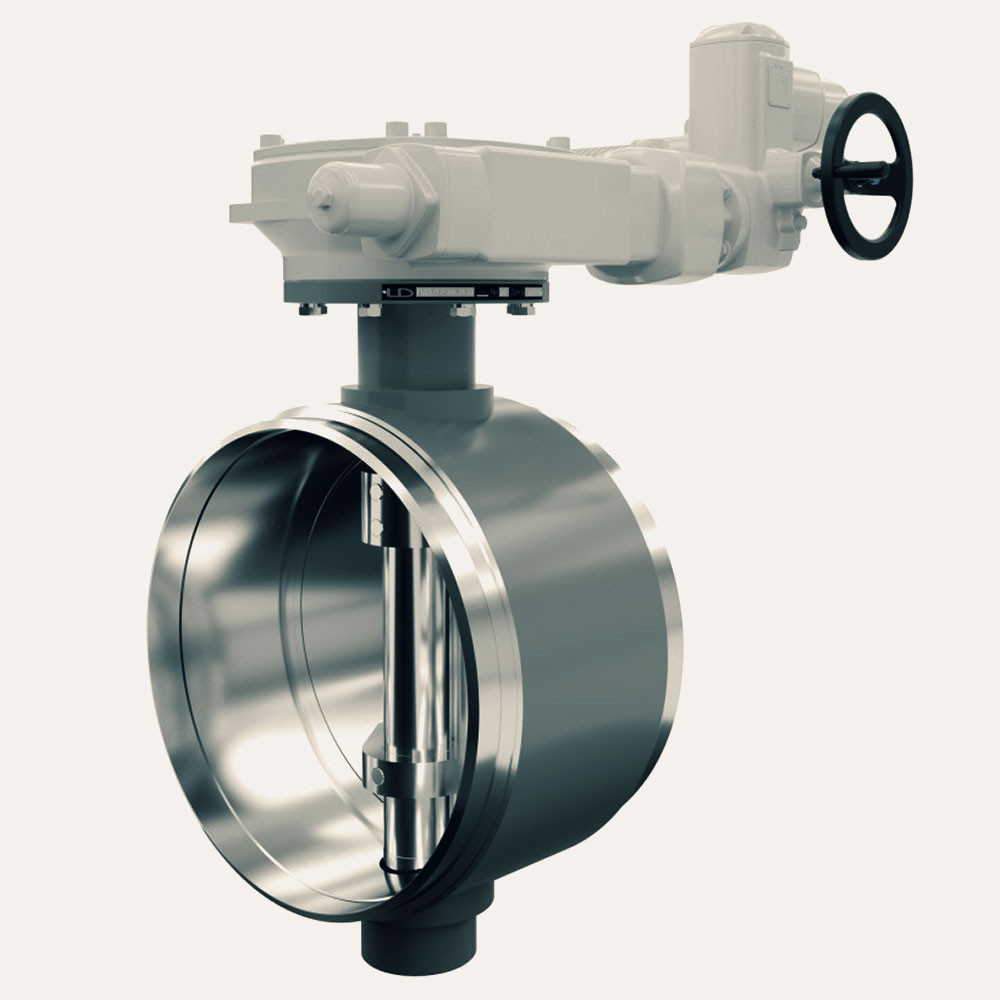 Дисковый поворотный затвор - принцип действия